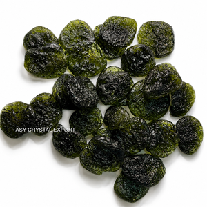 Piedra de Moldavita Natural en Bruto al por Mayor, Cristal de Tektita Verde Genuino, Cristal Curativo en Bruto, Certificado Auténtico de Alta Calidad CZ - Product Image 3