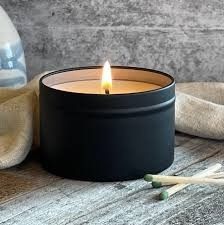 Pot à bougie décoratif en métal noir de forme ronde pour la maison et la décoration de Noël, pot à bougie en fer artisanal - Product Image 6