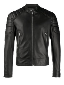Chaqueta de Cuero para Motociclista FORD para Hombre - Product Image 1
