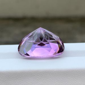 ZUBEDA GEMS JEWELLRY Améthyste naturelle taille coussin, gemme brute pure, violette, 2,00 carats, certifiée par un tiers, pour la fabrication de bijoux - Product Image 4