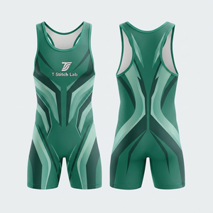 Best Selling Men's Wrestling <b>Singlets</b> Lightweight Printed Technics <b>Weightlifting</b> <b>Singlets</b> New Arrival Customized Logo - Product Image 3