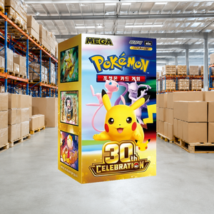 Cartes à collectionner Pokémon M6a 30e anniversaire coréennes pour les magasins de loisirs, les détaillants et les revendeurs - Product Image 2