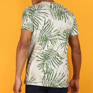 Camisetas Personalizadas de Poliéster/Algodón para Hombre, Impresión DTG, Transpirables, Cuello Redondo, Tela de Lona, Diseño OEM, Impresión Personalizada para Exteriores - Product Image 5