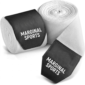 Nuevas Muñequeras Deportivas para Boxeo, Transpirables, de Mezcla de Algodón, con Impresión Personalizada, Unisex, para Entrenamiento en Gimnasio - Product Image 1