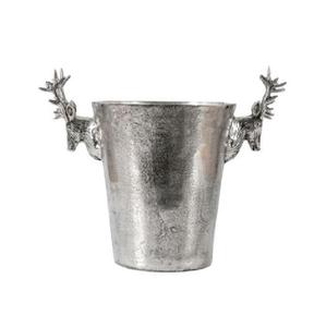 Enfriador de vino de aluminio fundido de nuevo diseño con acabado plateado, cubitera para champán con asa para bar y fiestas, enfriadores de cerveza - Product Image 5