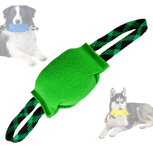 Jouet à mâcher pour chien Kinghon résistant aux morsures avec 2 poignées, produits d'entraînement professionnels pour chiens, jouets interactifs à mâcher pour chiens - Product Image 5