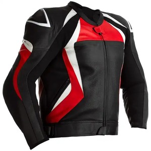 Chaqueta de Motocicleta de Cuero Unisex para Motociclismo, Ropa Deportiva, Talla Grande, Estampada, Impermeable, Chaqueta de Carreras, Venta al por Mayor - Product Image 1