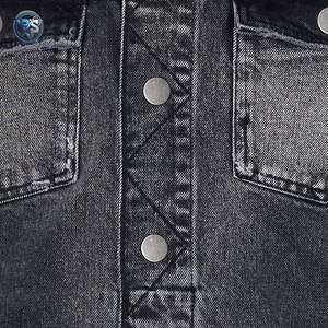 Chaqueta de Mezclilla para Hombre al por Mayor, Estilo Casual, Ropa Urbana, Impresión de Logotipo Personalizado Disponible, Chaqueta de Invierno OEM - Product Image 3