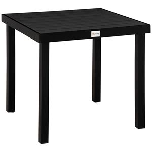 "Lightweight Modern Outdoor Aluminum <b>Folding</b> Patio <b>Dining</b> <b>Table</b>" - Product Image 1