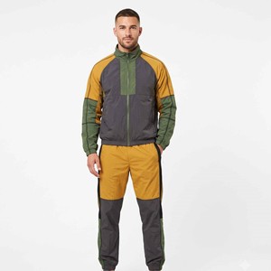 Custom Nylon Windbreaker Lightweight Hiking Streetwear Curved Straight Tracksuit Two Piece Jogger Pants and Jacket <b>Set</b> - Product Image 5