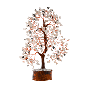 Árbol de la Vida de Cristal de Piedra Lunar Arcoíris al por Mayor con Alambre de Cobre, Piedras Curativas, Decoración para el Hogar - Product Image 1