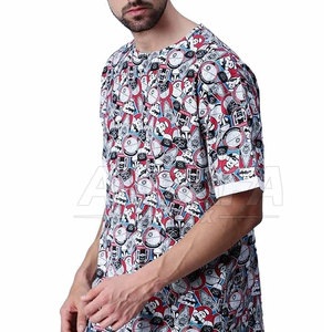 Camisetas de Verano de Algodón con Hombros Caídos, Camisetas con Hombros Caídos con Estampado Personalizado, Gran Venta - Product Image 2