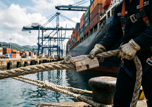 Cuerda de Seguridad Vertical para Escaleras Marca HM SS625-AP, Cable de Acero Inoxidable para Seguridad Industrial, 8/10 mm, Certificación EN 353-1 - Product Image 3