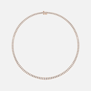 Collier tennis 24 carats en émeraudes et diamants de laboratoire, bijoux de mode étincelants, chaîne tennis de luxe pour femme - Product Image 2