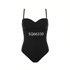 HDJ Plus Size One Piece Swimsuit <b>Tummy</b> <b>Control</b> Conservative Beachwear Sexy Monokini Bathing Suit SQ66330 - Product Image 2