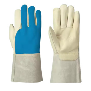 Gants de soudage TIG haute performance, nouveau design, en cuir de vachette pleine fleur et croûte, caractéristiques de sécurité pour les mains et les bras - Product Image 5