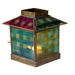 Beaucoup de couleurs et de formes Lanterne Vintage Photophore Lanterne en métal antique pour la décoration intérieure - Product Image 1