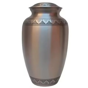 Cherished Aluminum Cremation Urns Factory Design Metal Finishing Multiple Size Memorial Urns in French Style - Product Image 1