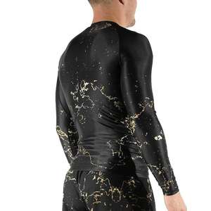 Professional <b>Men's</b> Long Sleeve <b>Compression</b> Rashguard MMA BJJ Jiu Jitsu <b>Shirt</b> Quick Dry Fitness Gym Wear UV Sun Protection Swim - Product Image 3