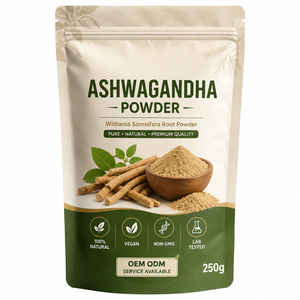 Wild-Cultivated 100% Pure Ashwagandha Root Powder Food Grade Organic Ashwagandha Powder Available in Customized Packaging - Product Image 1
