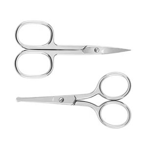 Curved Stainless Steel Cuticle <b>Scissors</b> Sharp Pointed Tip For Nail Manicure Pedicure Eyelash Eyebrow Trimming Precision Tool - Product Image 4