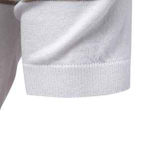 Camiseta de Punto para Hombre, Verano, 100% Algodón, Transpirable, Diseño Hueco, Corte Regular, Estilo Casual - Product Image 4