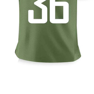 Material totalmente transpirable y de secado rápido, jersey de fútbol americano con cuello en V y estampado por sublimación. - Product Image 6