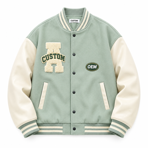 Bulk Varsity <b>Jacket</b> Melton Wool Chenille <b>Patches</b> for Boutique Retailers Bulk Production USA Wholesale - Product Image 3