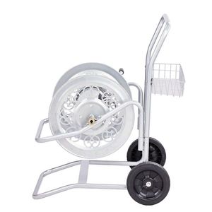 Enrouleur de tuyau d'arrosage de jardin 3/4 pouce x 200 pieds, construction en fer, durable et portable - Product Image 3