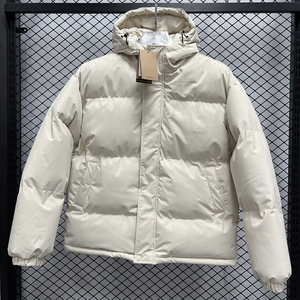 Chaqueta Acolchada con Capucha para Hombre Bigwood Sports, Estilo Urbano de Invierno, Gruesa, Resistente al Viento, de Poliéster/Algodón, con Cierre y Cuello Alto, Logotipo Frontal - Product Image 2