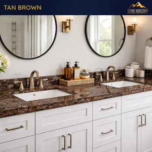 Tan Brown Granite Slabs 2cm Polished | Indian Brown Granite for Countertops & Flooring | Export Quality - Product Image 5