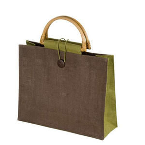 Organic Jute Messenger Bag with Inner Zipper Pocket <b>Adjustable</b> Strap Crossbody Bag for Secure Daily Carry - Product Image 5