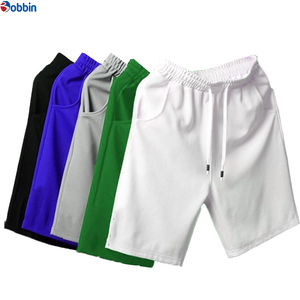 กางเกงขาสั้นผู้ชายฤดูร้อนแบบยูนิเซ็กส์สำหรับเล่นกีฬาและพักผ่อน กางเกงห้าส่วน มีกระเป๋า ยืดหยุ่น ระบายอากาศ แห้งเร็ว เอวยางยืด 100% - Product Image 5