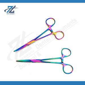 Pinzas Mosquito de Acero Inoxidable de Grado Quirúrgico, Instrumento Hemostático Manual con Acabado con Recubrimiento en Polvo, para Uso en Cirugía General, con Certificación CE - Product Image 2