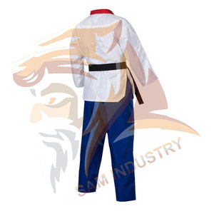 Uniforme de Taekwondo personnalisé OEM pour adultes, léger, avec cordon élastique, pour arts martiaux et karaté - Product Image 3