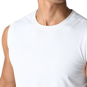 Custom Men Lightweight Sleeveless Training Shirt Wholesale OEM ODM Gym Quick Dry Tank Athletic Workout Top Manufacturer - Product Image 3