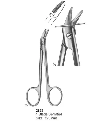 Strumenti chirurgici da 90mm a forbice Castroviejo in acciaio inossidabile di migliore qualità