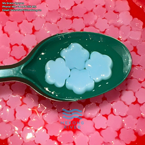 HALAL RAW AND SWEETENED NATA DE COCO CUBE/STICK/<b>HEART</b>/STAR/FLOWER/CYLINDER FOR BUBBLE TEA DESSERT EVENLY SIZED FROM MANUFACTURER - Product Image 1