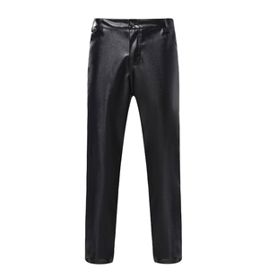 Pantalones de cuero ligeros para hombre, los más vendidos, para uso casual, de primera calidad. - Product Image 1