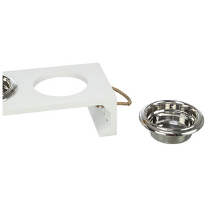 Ensemble de bols pour animaux de compagnie Nordic White Be Bowl Set Premium - Product Image 2