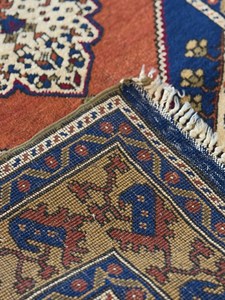 Alfombra Knots Vibrante Tejida a Mano en Turquía, Lana/Seda, Diseños Florales Modernos, Ecológica, Antideslizante, Resistente a la Suciedad, para Mascotas, 1 Pieza - Product Image 2