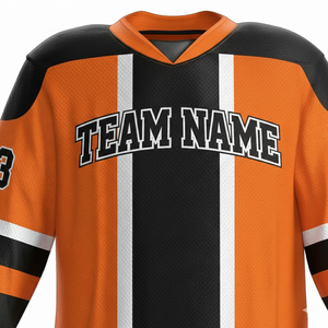 Jersey de Hockey sobre Hielo Personalizado al por Mayor OEM |   Tela de malla transpirable |   Uniformes de Hockey con Logotipo Personalizado, Uniformes de Hockey sobre Hielo OEM - Product Image 3
