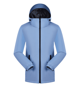 Veste matelassée coupe-vent pour homme, couleur unie, col montant décontracté, polyester, vêtement d'extérieur d'hiver, fermeture éclair, à capuche, coupe régulière - Product Image 4
