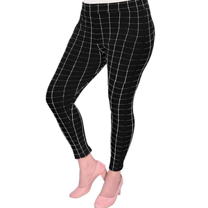 High-Performance Winter Casual Women's Yoga Leggings <b>Knee</b>-Length with Stylish Crossover Waist Elastic - Product Image 6