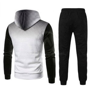 Relaxed Fit Men Tracksuit Casual Stylish Full Print <b>Jacket</b> And Pants For Sports <b>Workout</b> And Leisure - Product Image 2