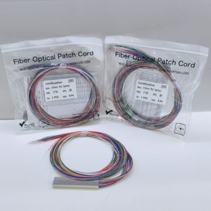 Divisor Óptico PLC de Fibra Monomodo 1*32 G657A de Alta Calidad, 1m de Longitud, Revestimiento LSZH de 0.9mm, sin Conector, para Empalme de Fibra - Product Image 1