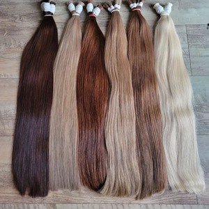 Extensions de cheveux en vrac les plus vendues Cheveux vietnamiens Double noyés 100 grammes Toutes les couleurs 16 pouces - Product Image 6