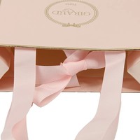 Sacs en papier de luxe avec logo personnalisé, estampage à chaud en or, sacs cadeaux avec poignées en ruban pour le shopping