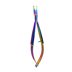 Tijeras Oftálmicas Quirúrgicas Castroviejo de Titanio Multicolor Premium de 4.5 Pulgadas, Rectas, para Microcirugía Ocular Manual - Product Image 6