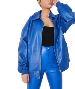 Chaqueta Bomber Acolchada Extra Grande de Cuero Vacuno para Hombre, Personalizada al por Mayor, con Logotipo Frontal - Product Image 4